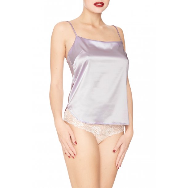 purple satin camisole